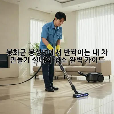 봉화군 봉성면에서 반짝이는 내 차 만들기: 실내외 청소 완벽 가이드