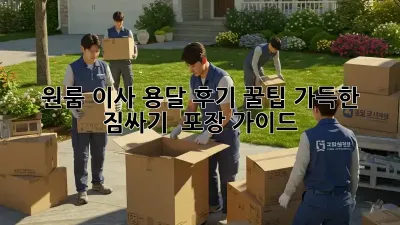 원룸 이사 용달 후기: 꿀팁 가득한 짐싸기 & 포장 가이드