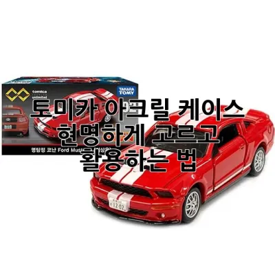 토미카 아크릴 케이스, 현명하게 고르고 활용하는 법