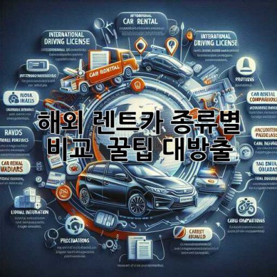 해외 렌트카🚗 종류별 비교 & 꿀팁 대방출!
